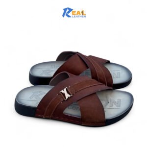 New Premium Leather Weightless Sandal 800 CHOCOLATE