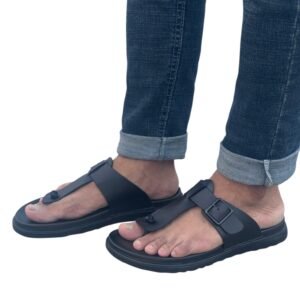 New Premium Leather Weightless Sandal 150 black